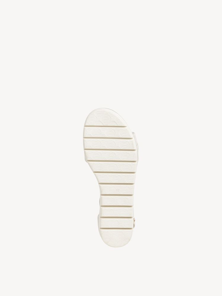 Marco Tozzi Sandale cream/gold S13  2-2-28610-20 
