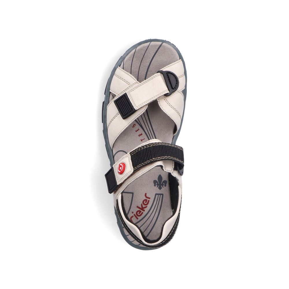 Rieker Damen Trekkingsandalen perlweiß S13  68851-80 