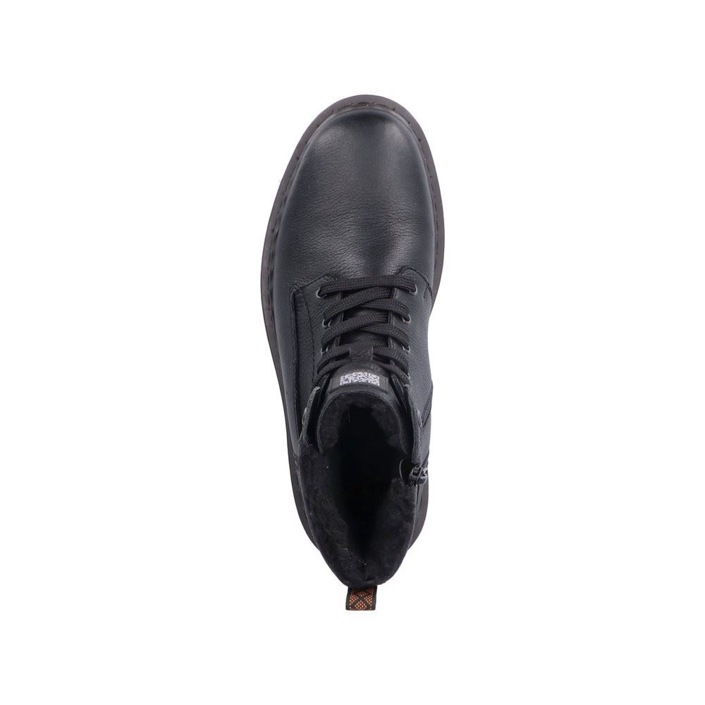 Rieker Antistress Herren Stiefel Schnürboots Leder schwarz S22 31602-00 