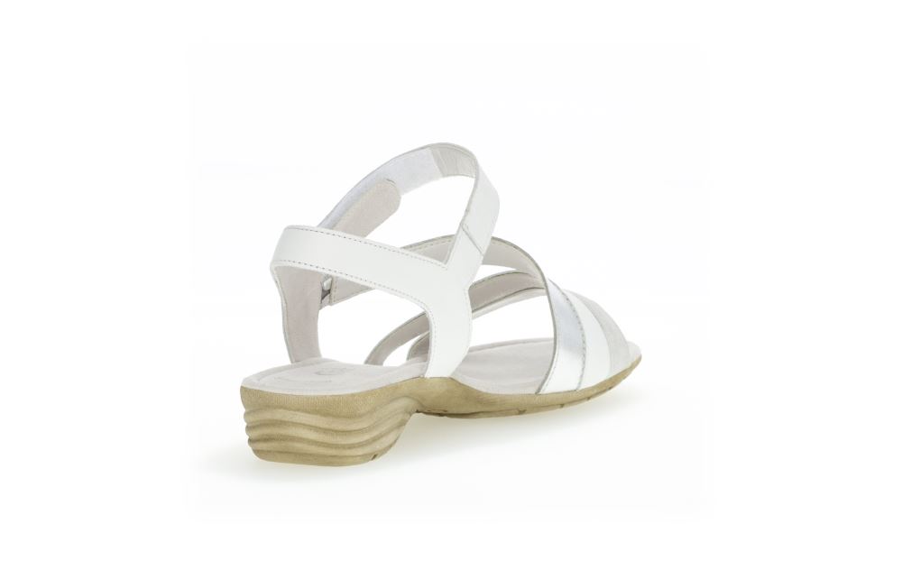 Gabor Sandale Riemchen weiß 24.551.61 4,5 | ice/weiss | 