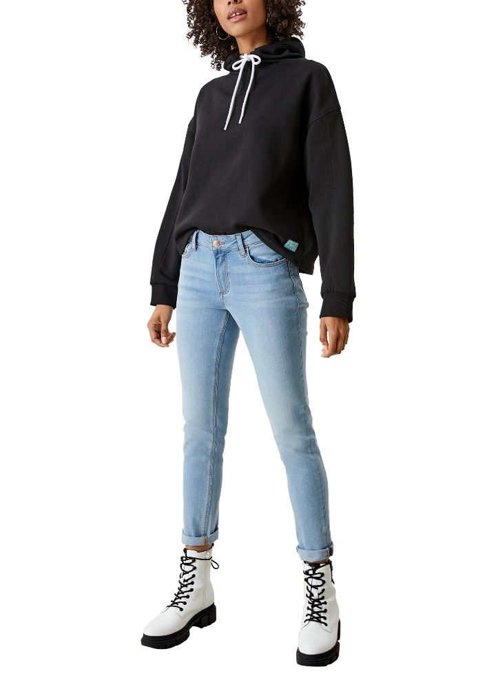 QS designed by Slim Jeans mit schmalem Bein 2111327 