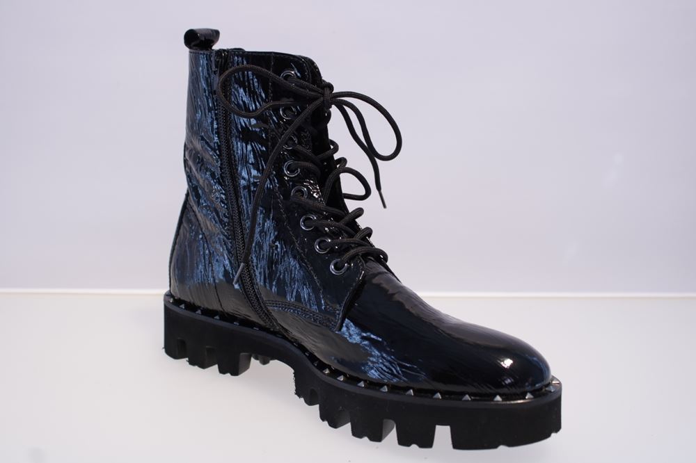högl Stiefelette Lack schwarz 6-102614 7 | 0100 schwarz | 