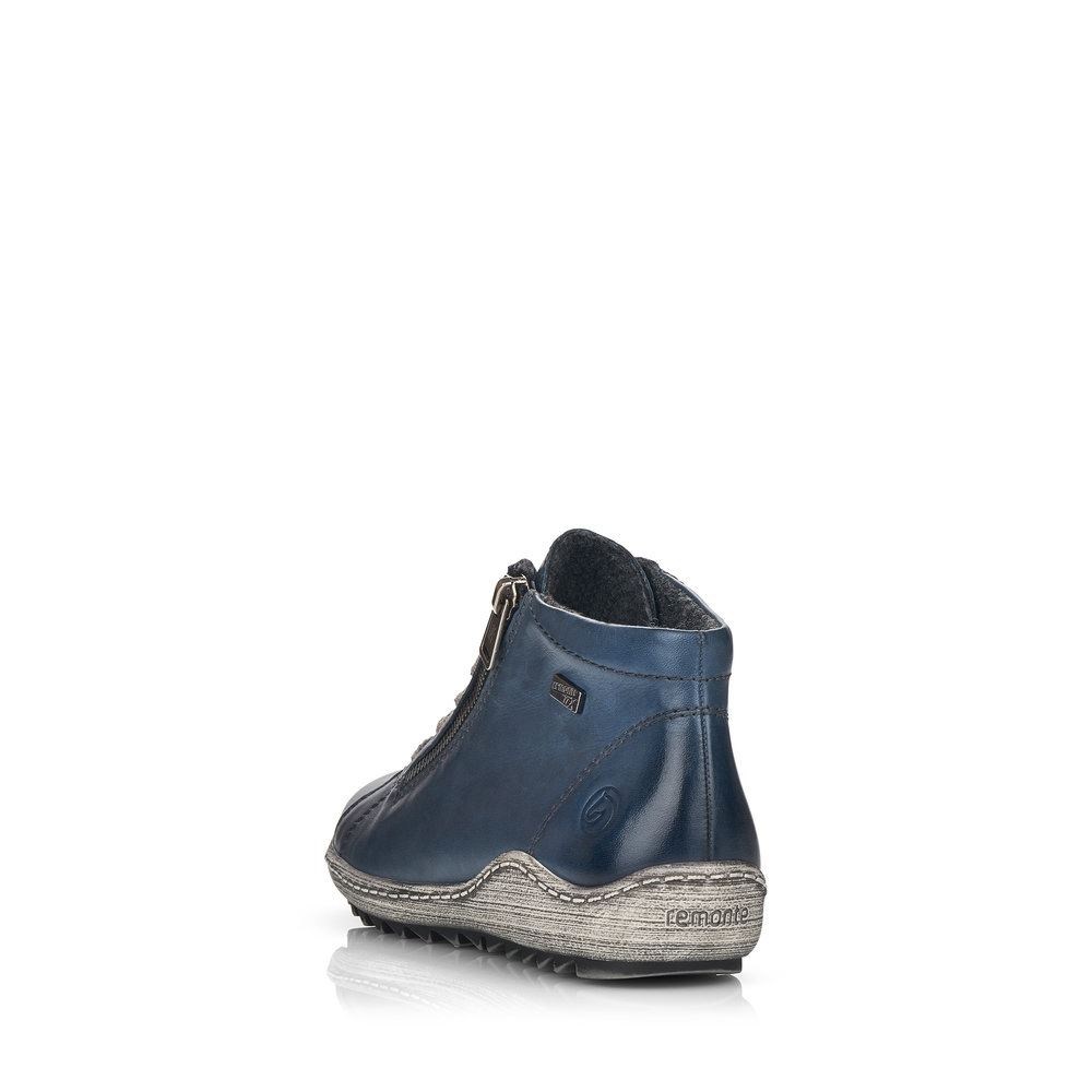 Remonte Sneaker Schnürschuh TEX- Membran blau S21 R1470-14 