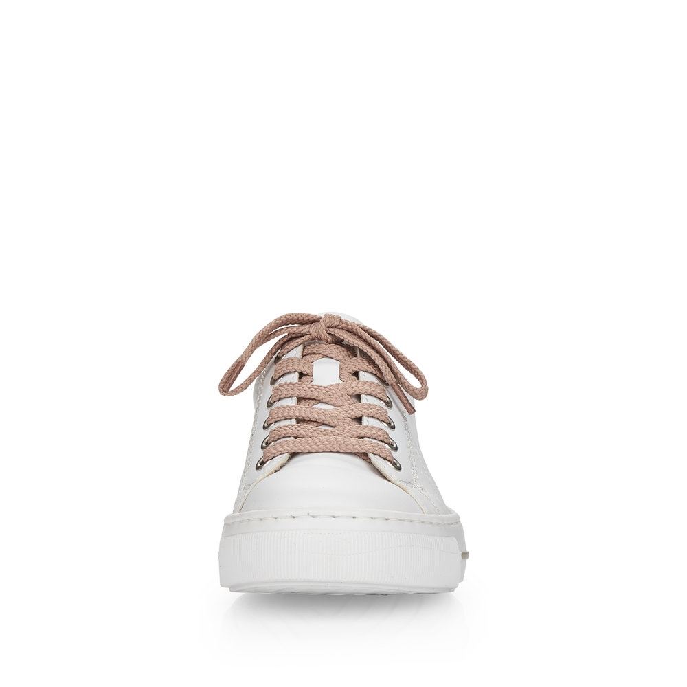 Rieker Antistress Damen Sneaker Schnürschuh Plateau- Sohle weiß S13 L88W2-80 