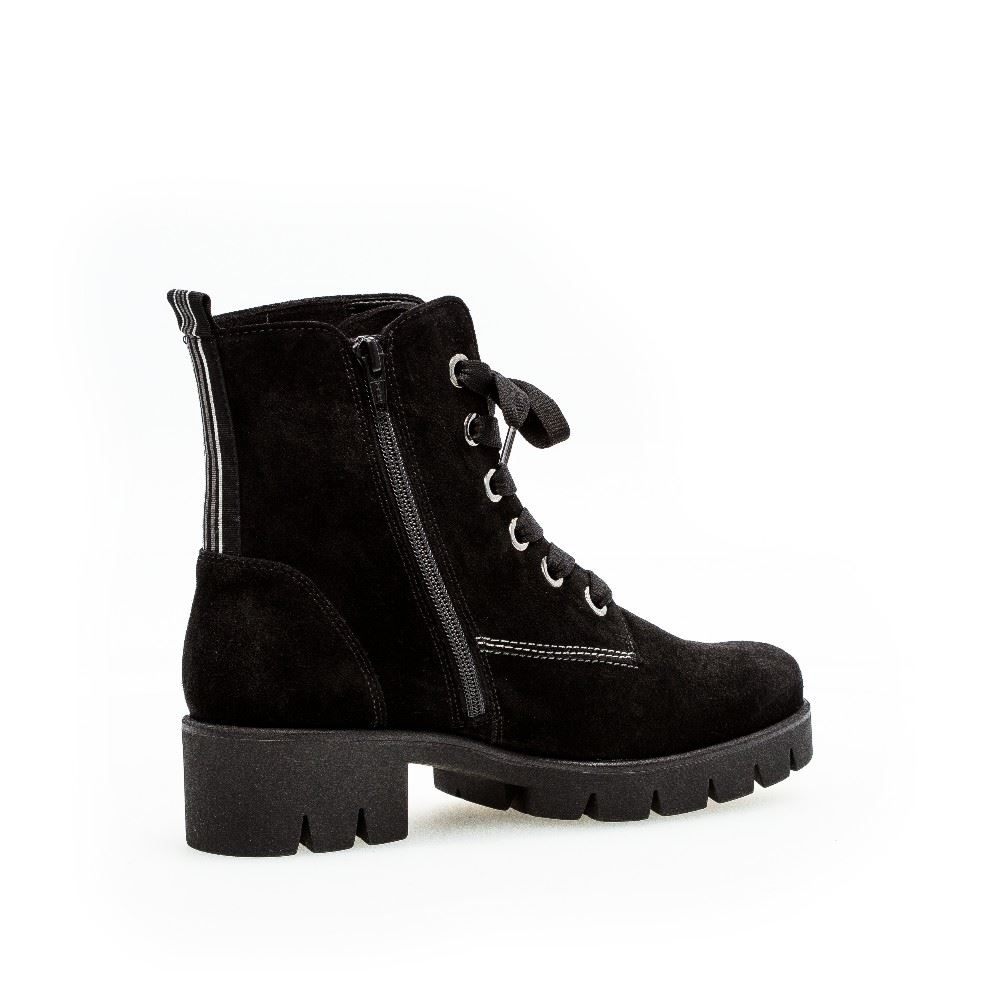 Gabor Schnürstiefelette schwarz S21 71.711.17 5 | schwarz | F