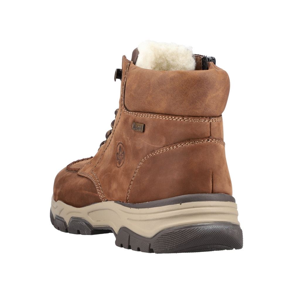 Rieker Antistress Herren Schnürboot Schnürschuh Leder TEX- Membran  braun S21 31240-22 40 | noce/peanut | H