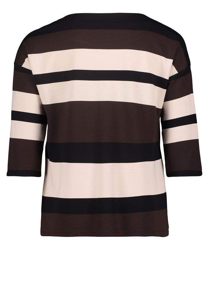 Betty Barclay Sweatshirt gestreift U - Boot Ausschnitt 3/4 Arm S21 22282986 