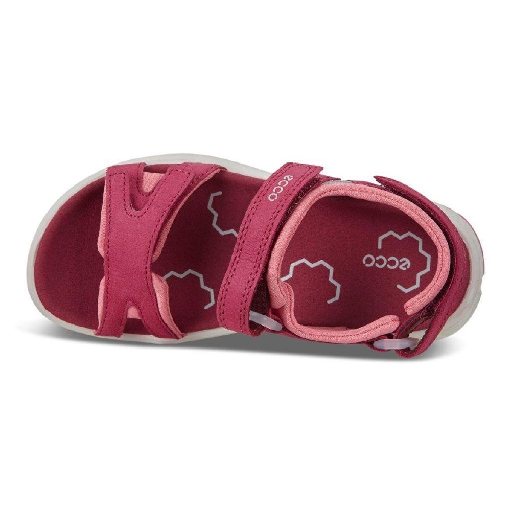 ECCO Trekking Sandale Kinder Sangria X-Trinsic Leder 710612 