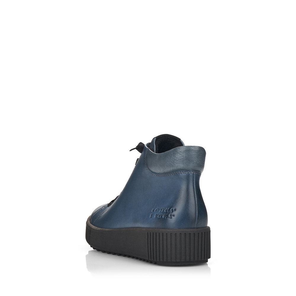 Remonte Stiefelette Boots Leder blau S21  R7995-14 