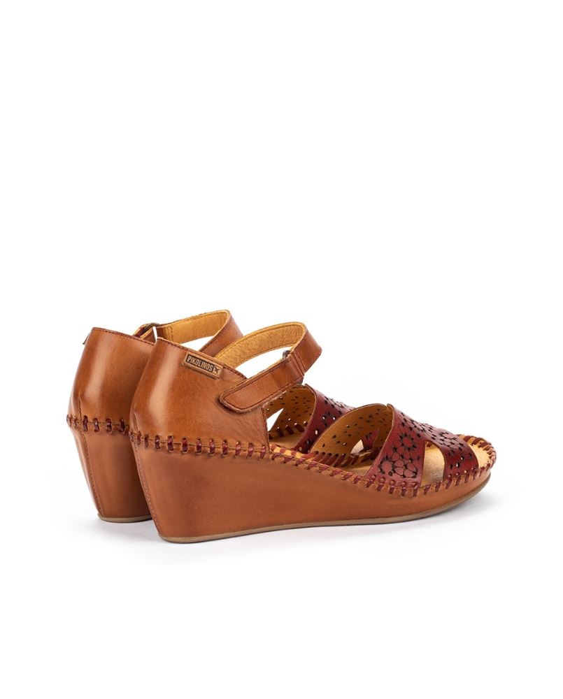 Pikolinos Sandale Keilabsatz rot 943-1691 