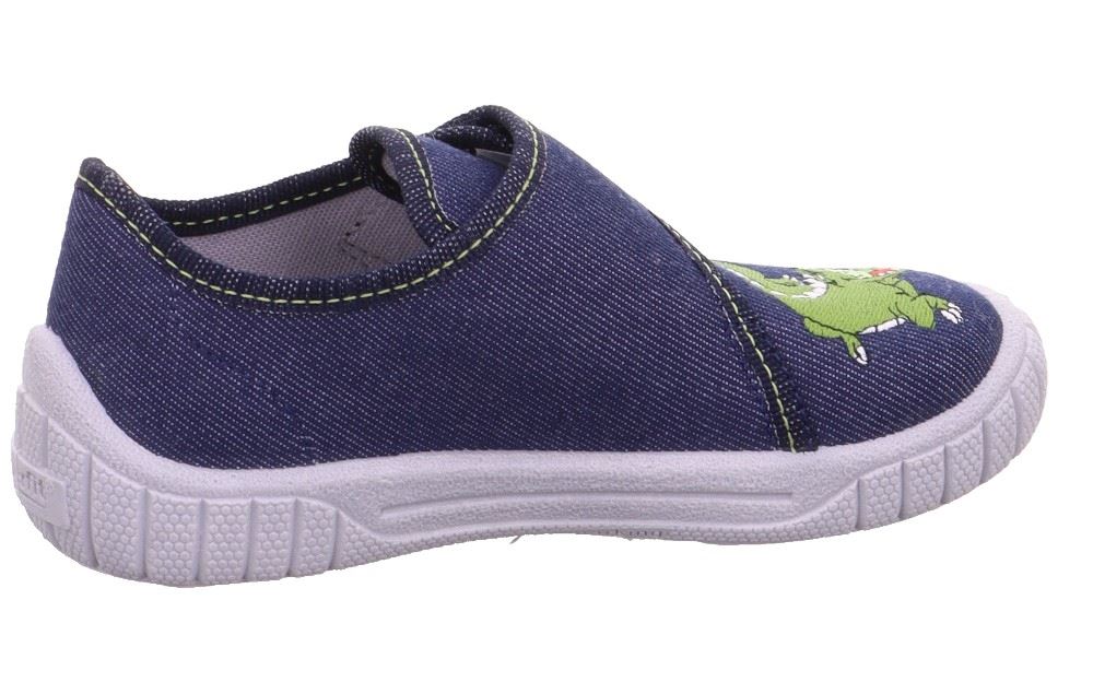 superfit Hausschuh BILL BLAU Kroko 1-800278-8040 