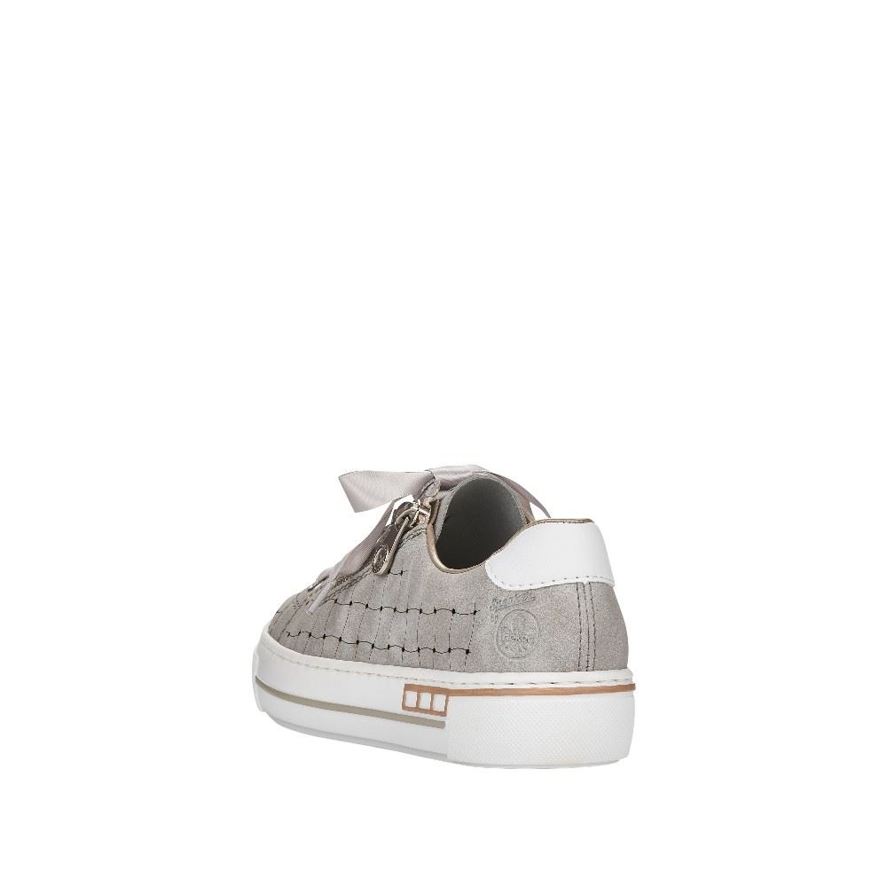 Rieker Antistress Damen Sneaker Plateausohle grafischer Print grau S12  L8811-40 