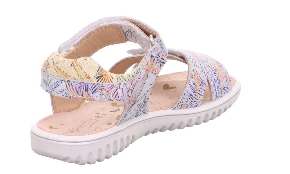 SUPERFIT SPARKLE Sandale Weiss Mehrfarbig 1-609004-1000 