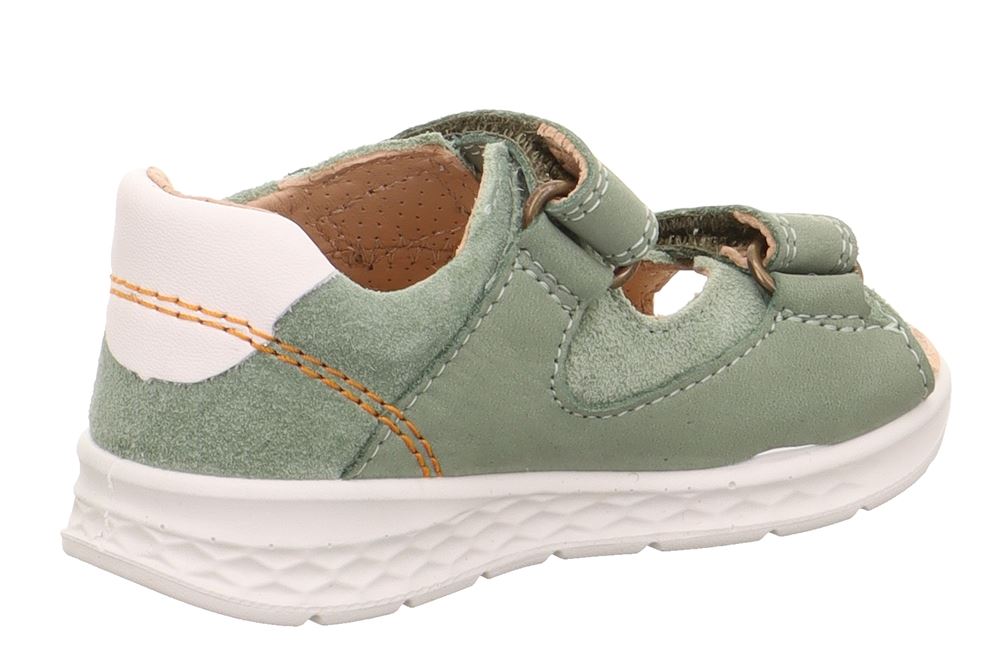 superfit LAGOON Sandale mit Klettverschluss hellgrün/orange S13  1-000510-7500 