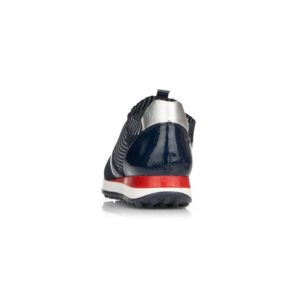 Remonte Sneaker Schnürer Halbschuh softfoam blau D1813-14 