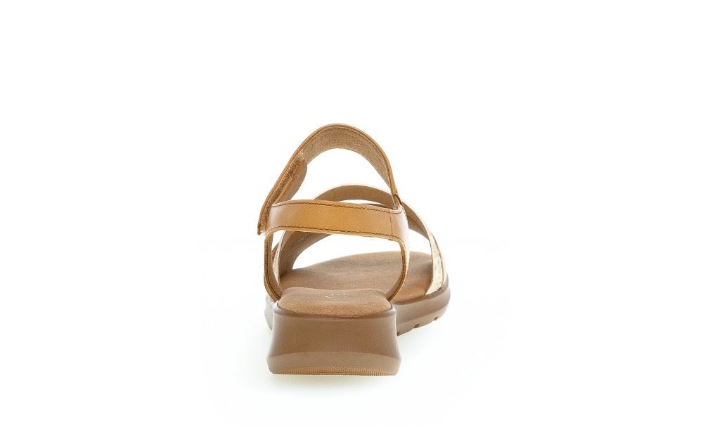 Gabor Sandale Riemchensandale Leder beige 62.491.52 6 | caramel/beige/c | H