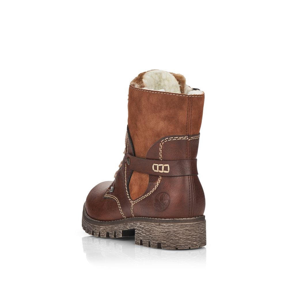 Rieker Antistress Schnürboot Schnürstiefel TEX- Membran braun S21 785G1-23 