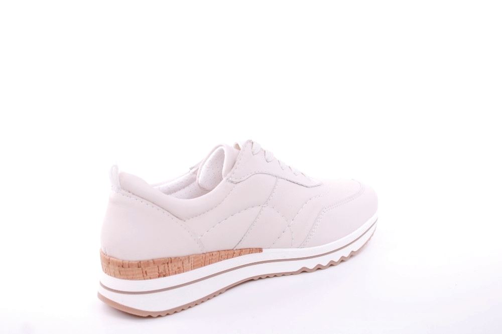 ACO Damen Sneaker CLAIRE 21 Leder Wechselfußbett S12 beige 1207/10231 