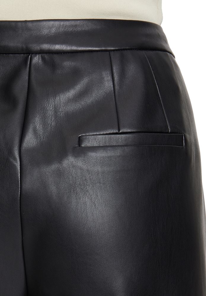 Betty Barclay Lederimitat Culotte High Waist schwarz S22 66282738 