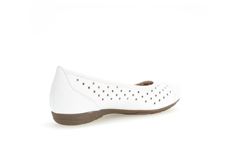 Gabor sportlicher Ballerina weiß S13 24.169.21 