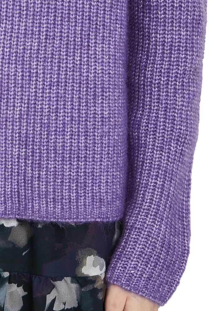 Betty Barclay Strickjacke Cardigan lila S22 57491170 44 | 6713 mulled gra | 
