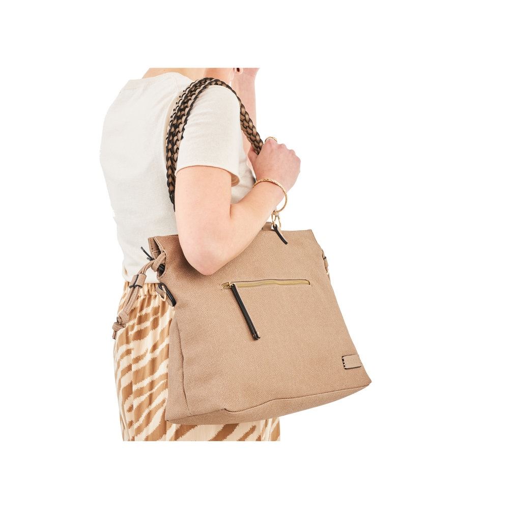 Rieker Damen Handtasche beige S13  H1509-64 