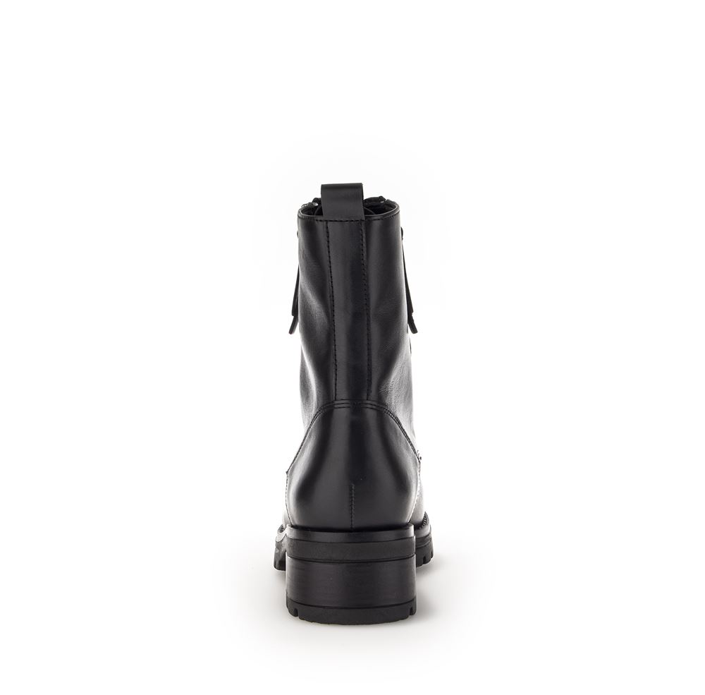 Gabor Biker Boots Leder Wechselfußbett schwarz S23 32.785.87 