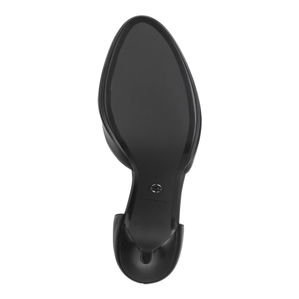 Tamaris Pumps black matt, pearl S13  1-1-24463-20 