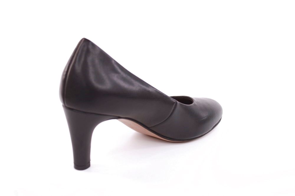Tamaris Pumps Leder TOUCHit Fußbett schwarz S12  1-1-22454-29 39 | 003 BLACK LEATH | 
