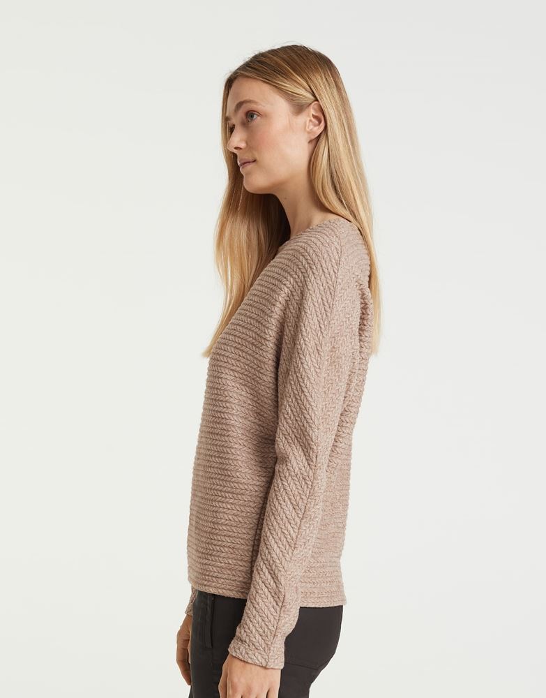 OPUS Sweater Gelai braun S22 10095910758100 44 | 20008 nutmeg | 
