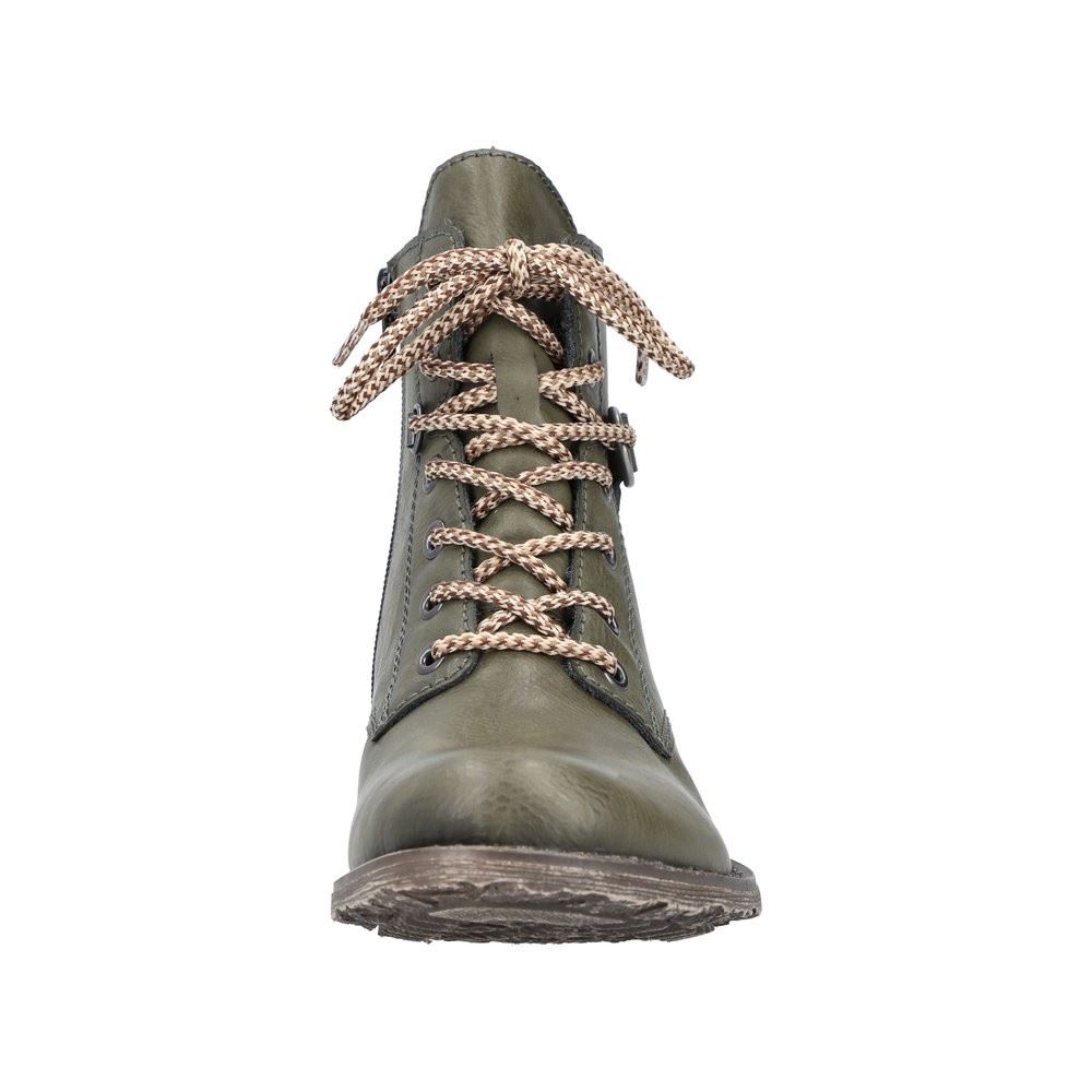 Rieker Antistress Damen Schnürboot Schnürstiefelette grün S22 70848-54 