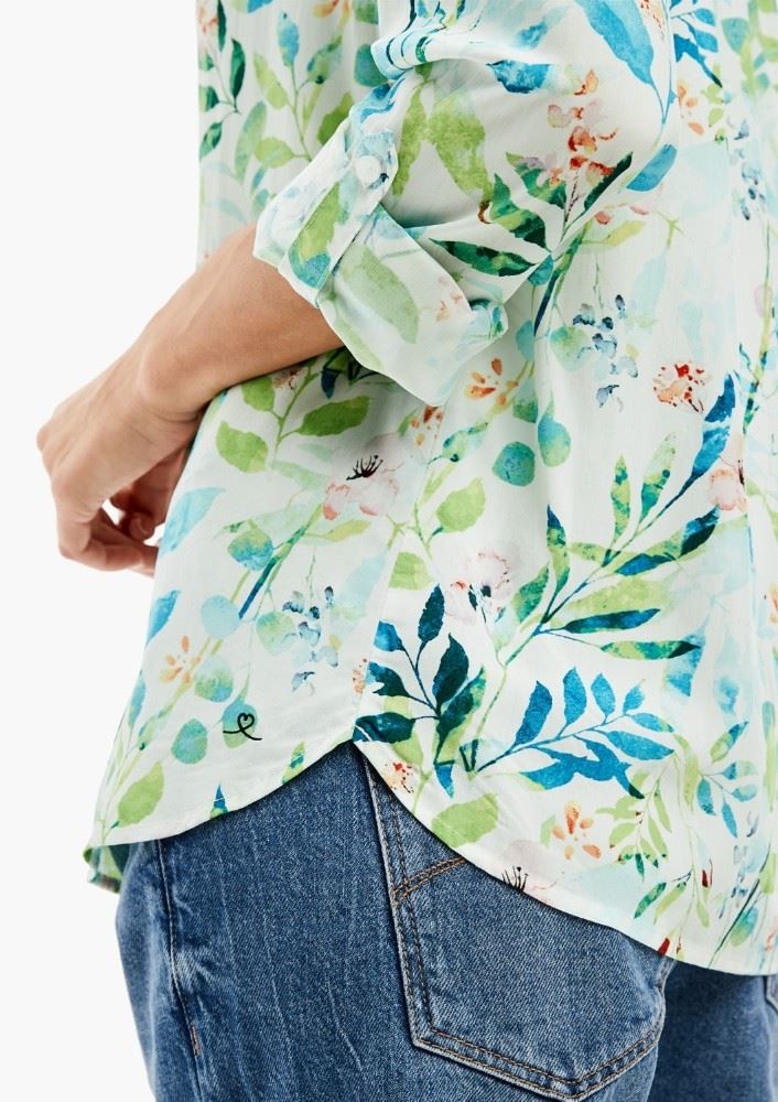 s.Oliver Bluse Langarm Floral 04899116083 1277369 