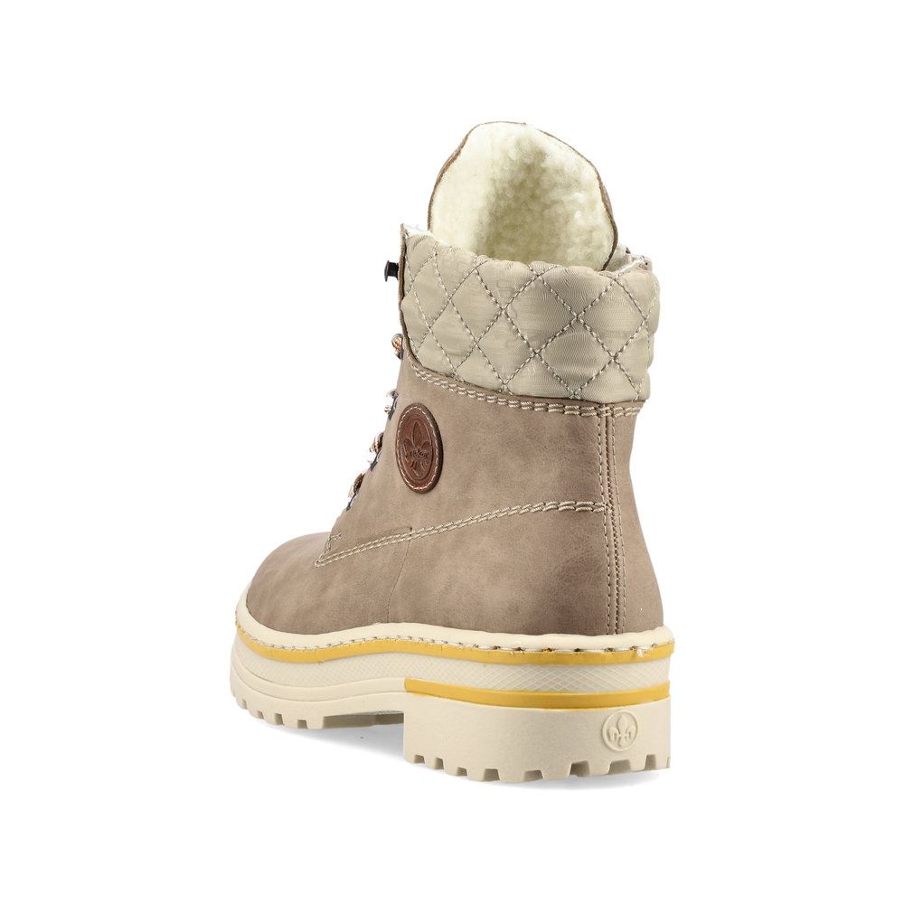 Rieker Antistress Schnürboot beige S21  Z8101-64 37 | fango/beige/mog | F