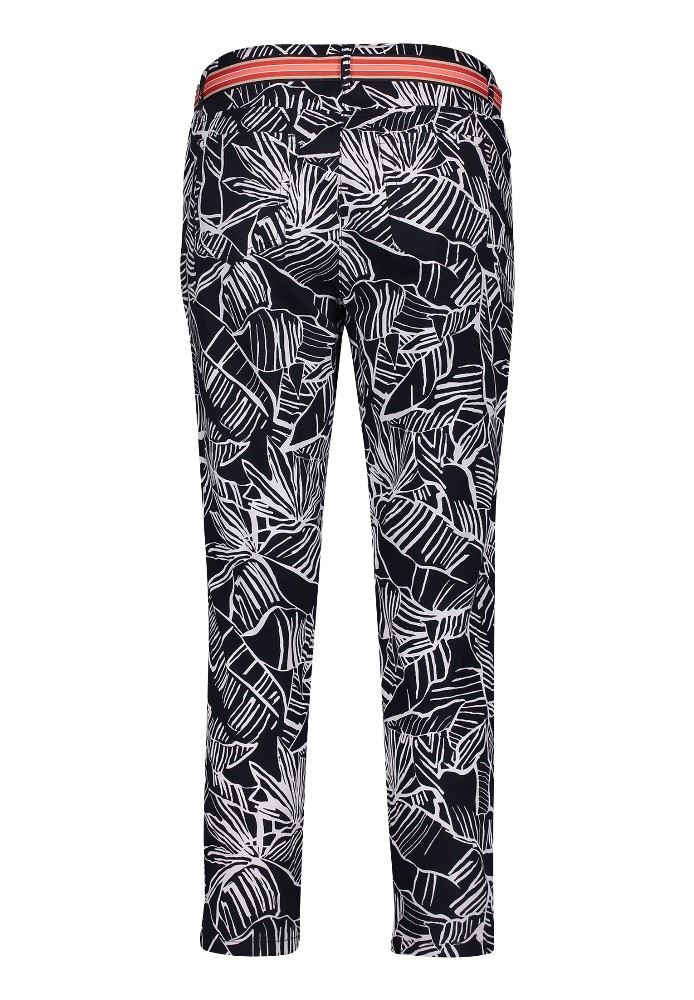 Betty Barclay Hose gemustert blau weiß S12 65322918 