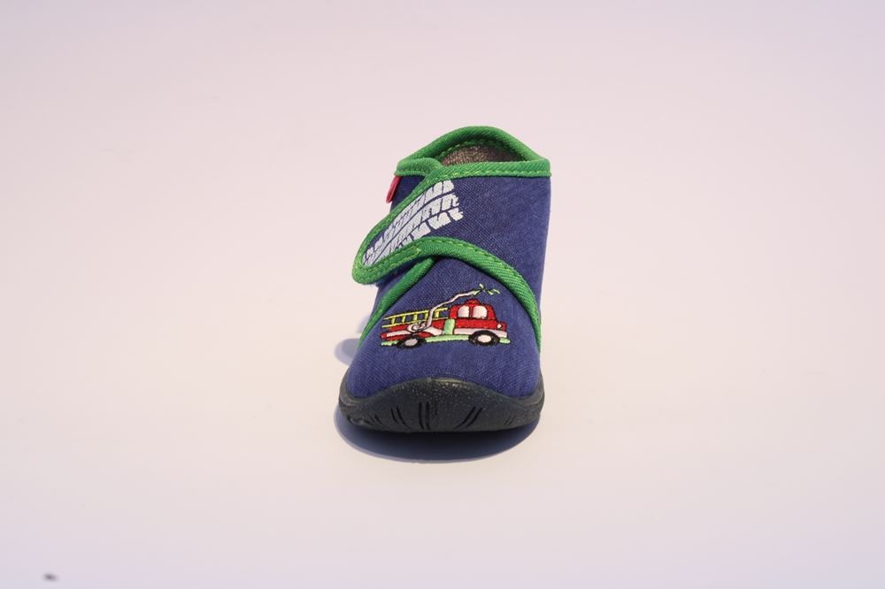 Beck Hausschuh Jungen Feuerwehr blau 677/34 20 | blau | 