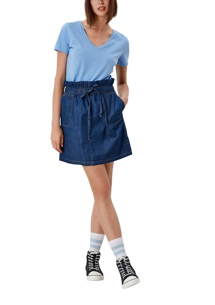 QS designed by Rock aus Light Denim hellblau, blau S12  2122795 