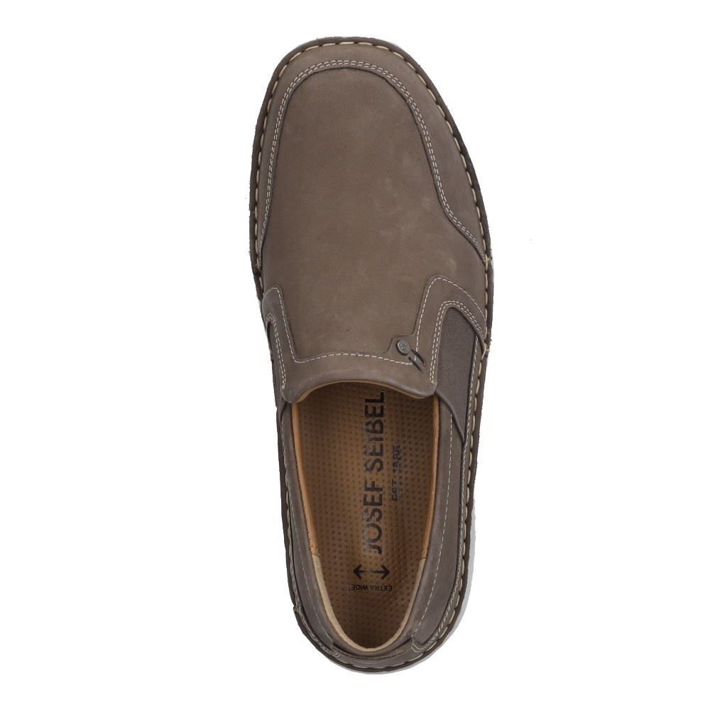 JOSEF SEIBEL Anvers 71 Herren Slipper Leder braun S12 43671 45 | 260 vulcano | 