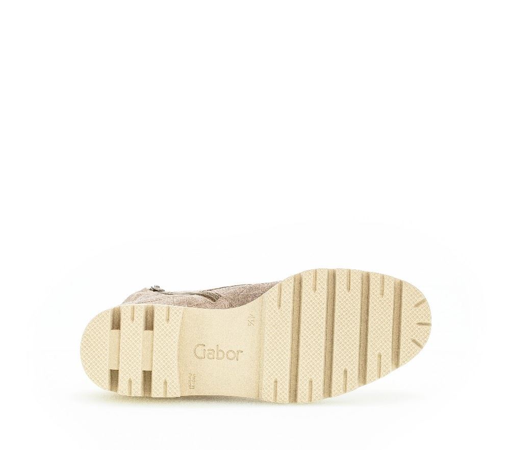 Gabor Schnürstiefelette beige S21 72.776.82 