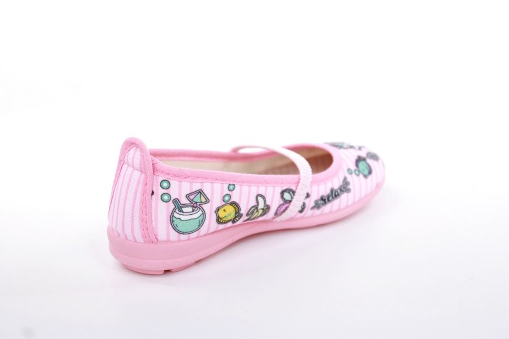 s`knöpfli Kinder Hausschuh Schlupfschuh Mädchen Einhorn- Motiv rosa S13 I28965 