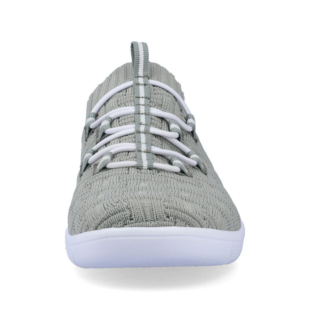 Rieker Antistress Damen Slipper Schlupfschuh Wechselfußbett Textil grün S13 L7463-52 