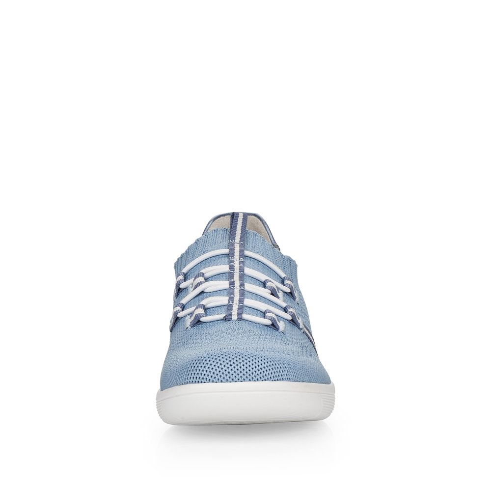 Rieker Antistress Damen Slipper Schlupfschuh sportlich Wechselfußbett blau S13 L7462-12 