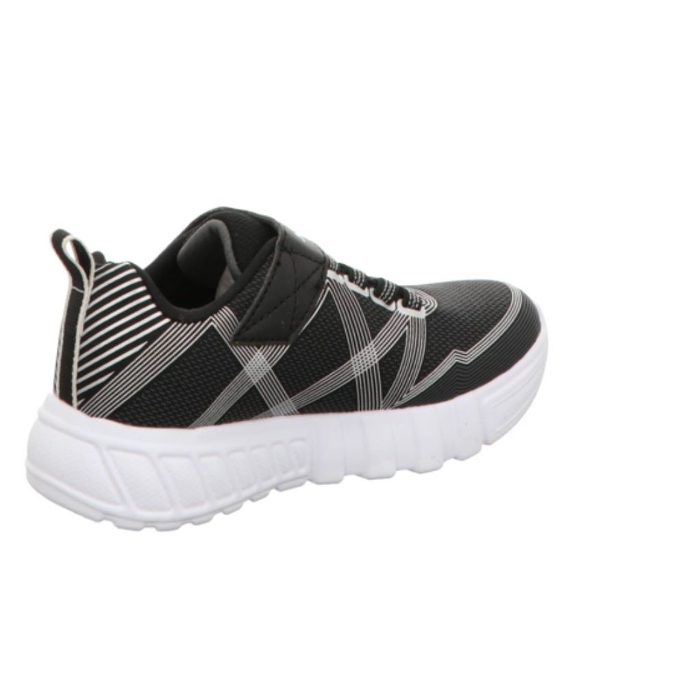 Skechers Lights Flex Glow - Sneaker schwarz und blau Blinker 90542L  