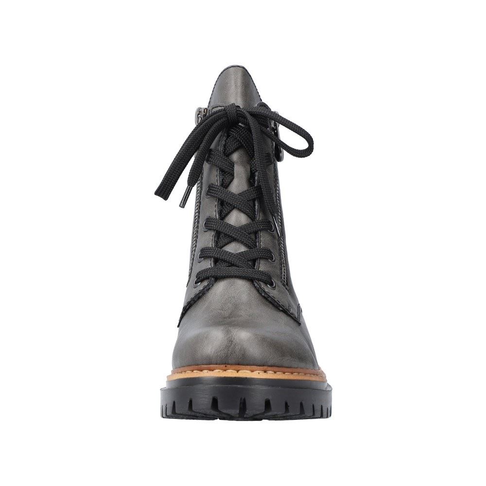 Rieker Antistress Damen Schnürboots Stiefelette grau S22 72611-45 38 | smoke | F