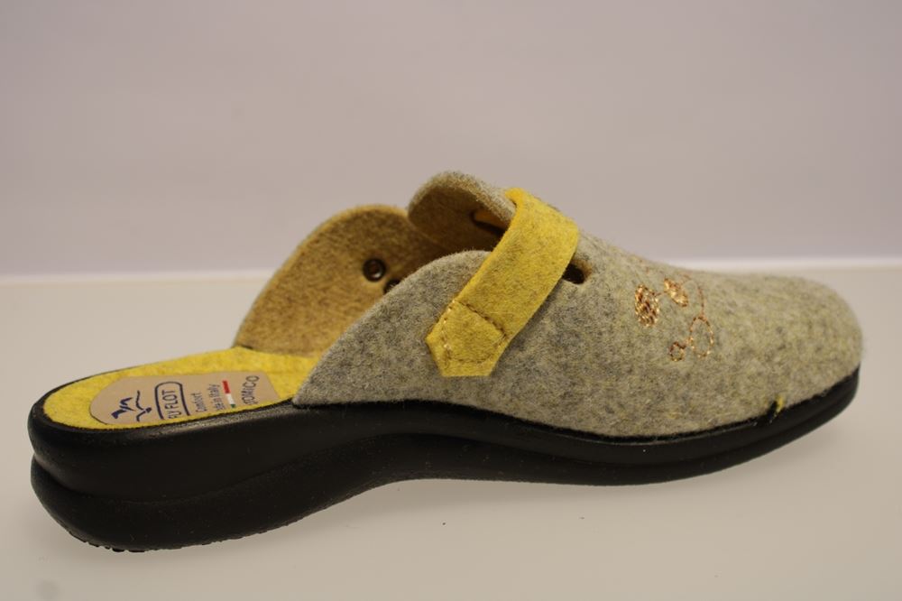 Fly Flot Hausschuh Hauspantolette gelb 863842 40 | gelb | 