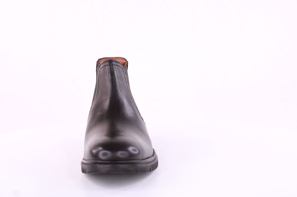 Marc Shoes Herren Chelsea- Boots Leder schwarz S21 831841 40 | 00671 black | 