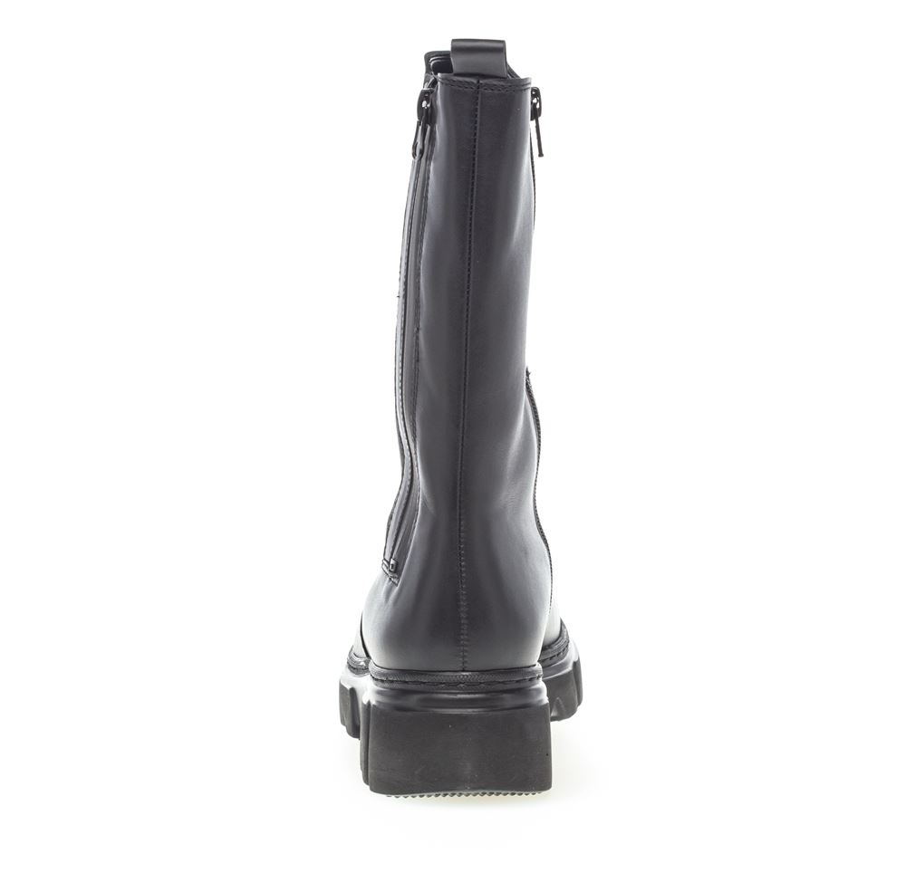 Gabor Chelsea- Boot Leder Wechselfußbett schwarz S22 91.732.27 5,5 | schwarz (schwar | F