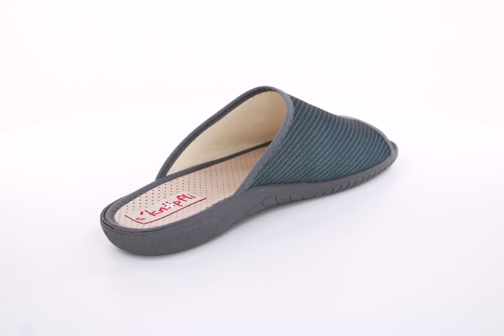 s`knöpfli Herren Pantolette Hausschuh blau S13 AC10786 