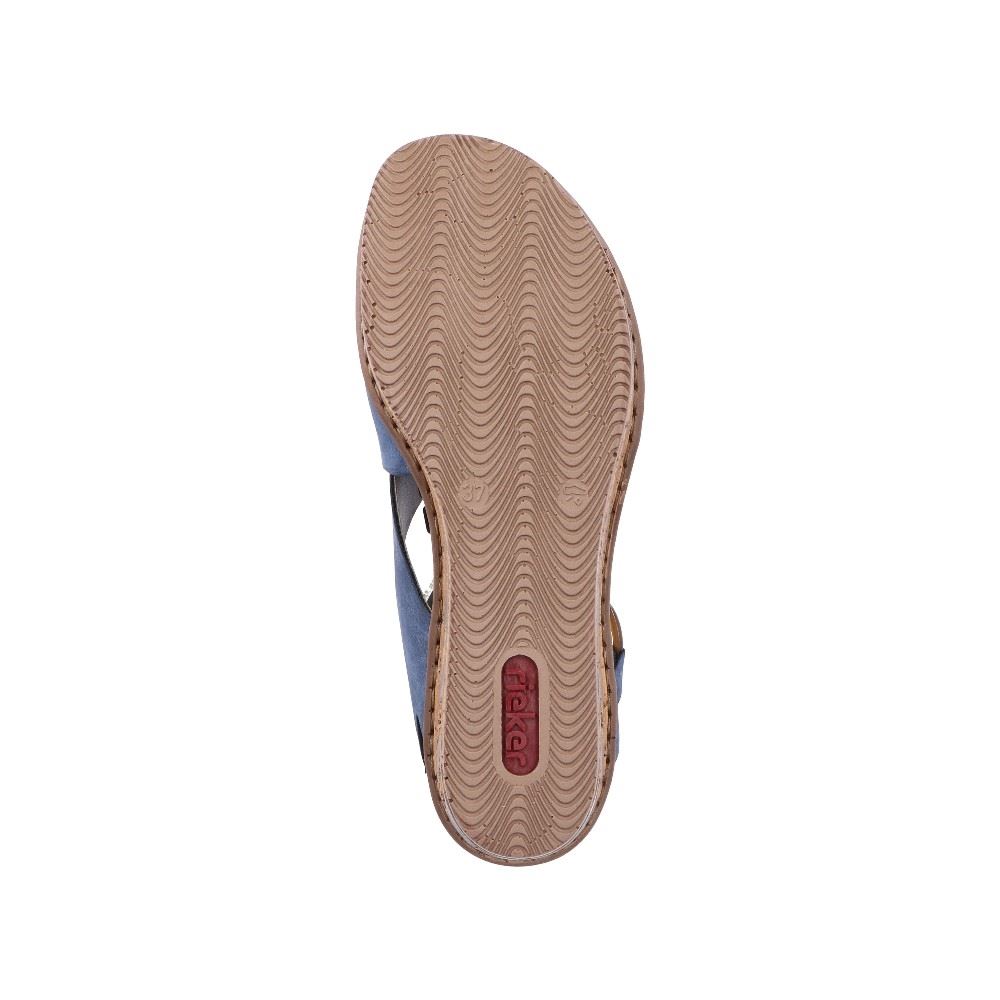 Rieker Sandale Sandalette blau S12 68184-14 