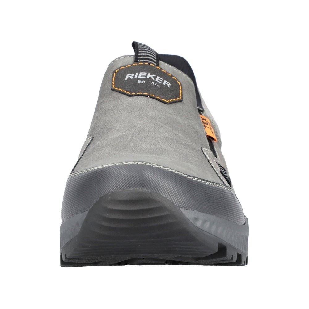 Rieker Antistress Herren Slipper Schlupfschuh TEX- Membran grau S22 B3252-90 40 | grigio/cenere/s | G