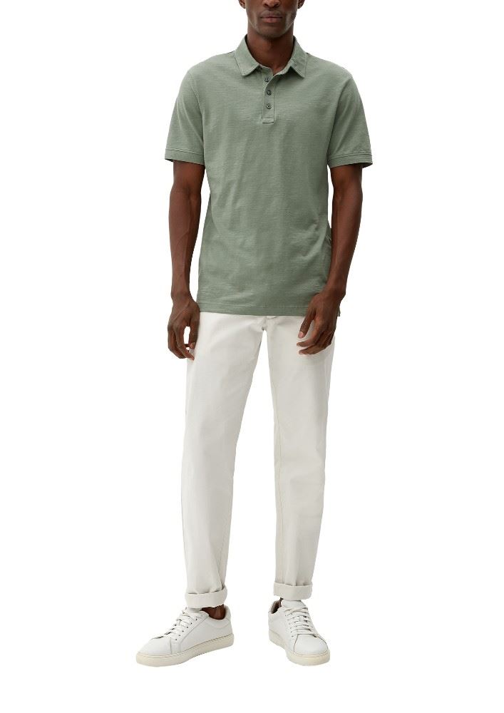 s.Oliver Poloshirt aus Slub - Jersey einfarbig 2113344 